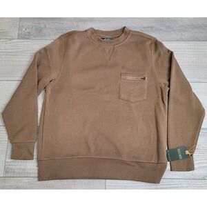 NWT Arthur Beale AB Sweatshirt Mens XL Otter Brown Sweater‎ Pullover Crewneck